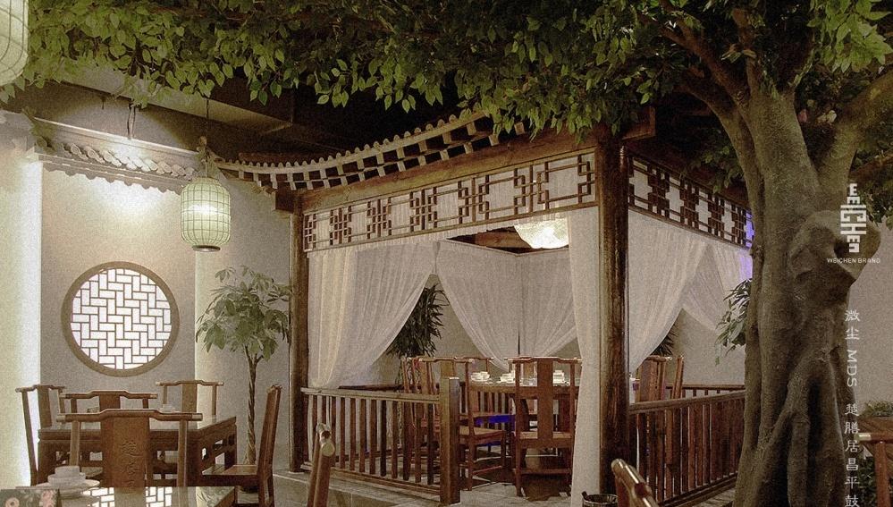 微尘空间设计事务所打造江南风情楚膳居餐厅-54