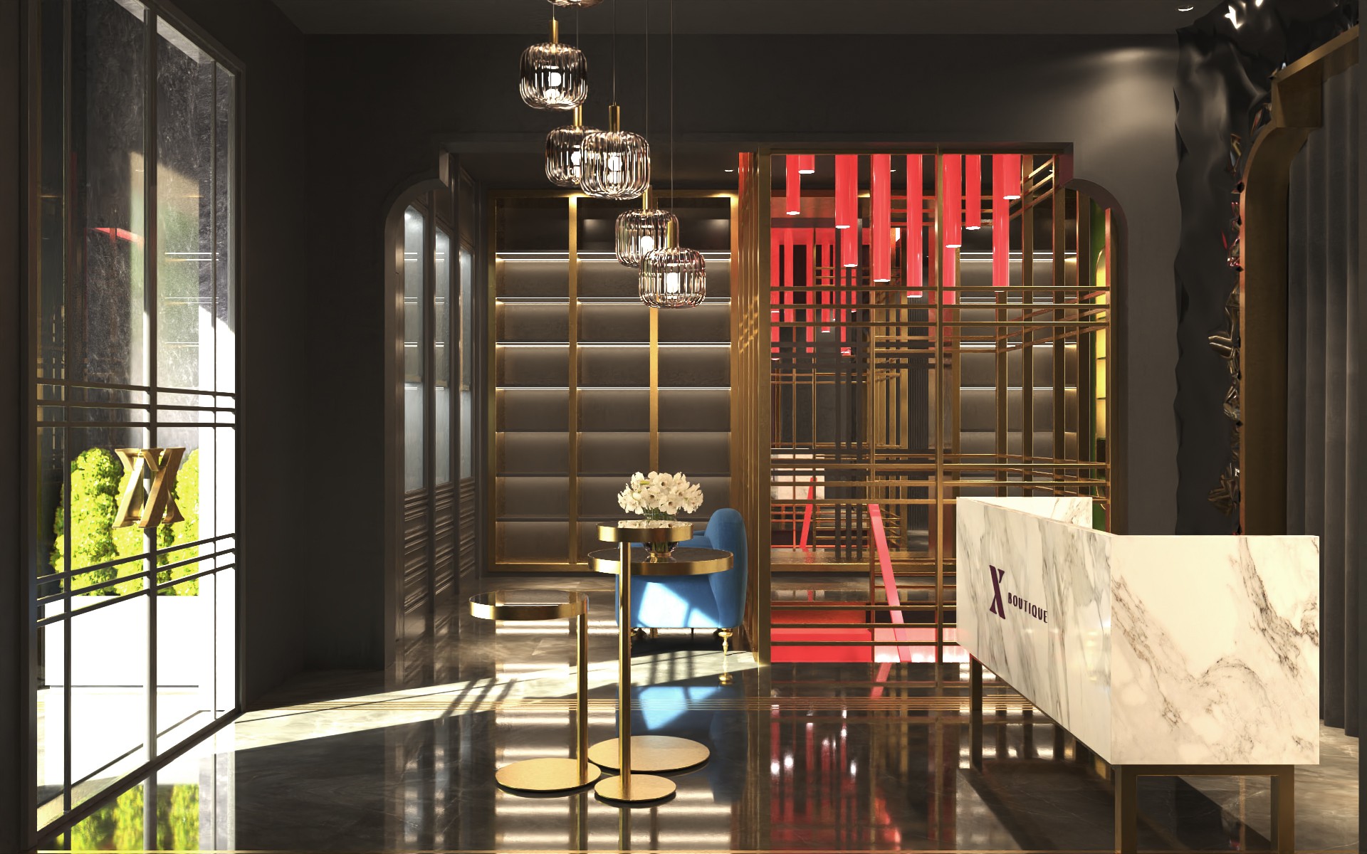 X Boutique 浪漫内衣店设计-15