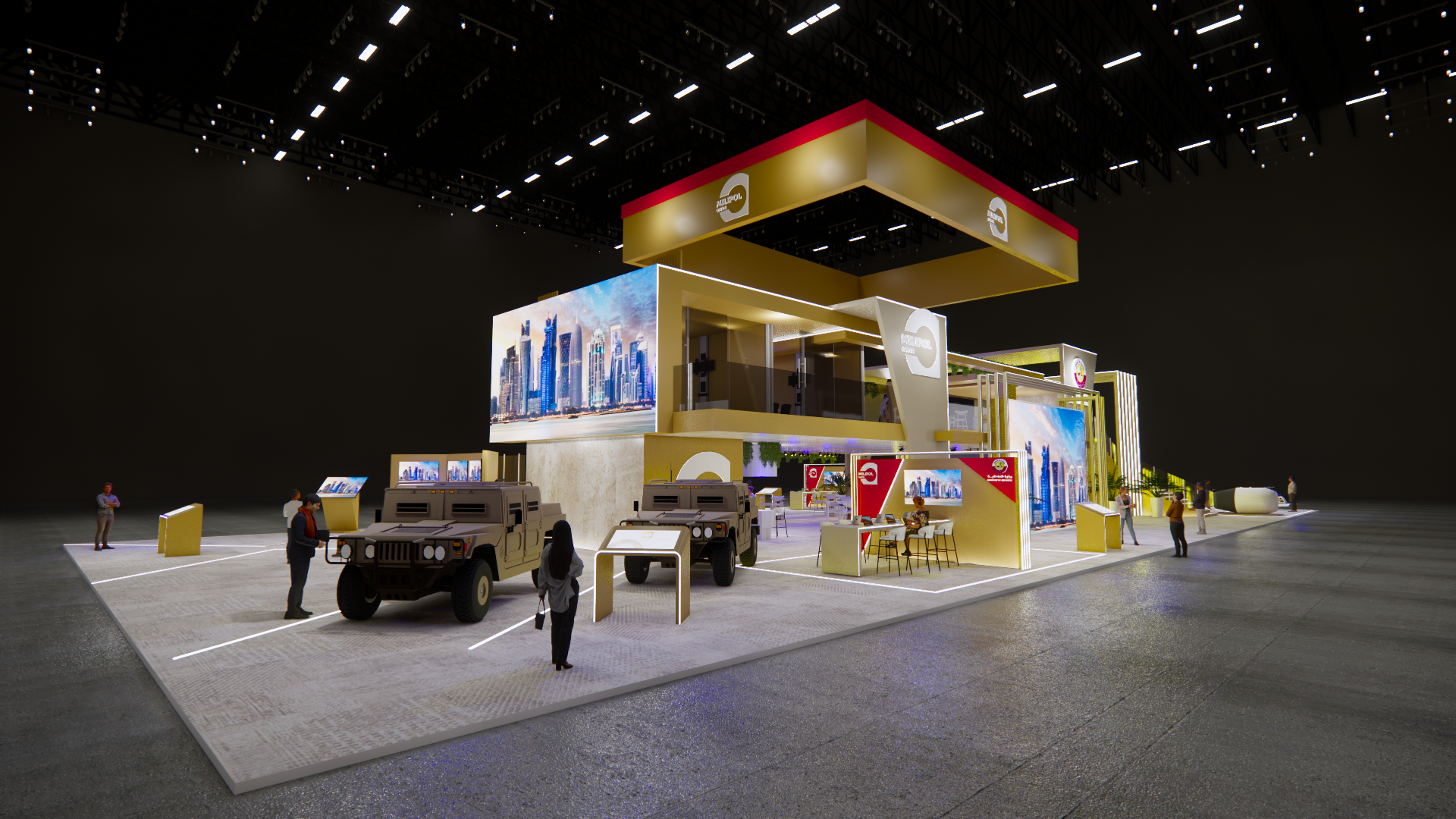 ministry of interior qatar,exhibition,event,booth-5