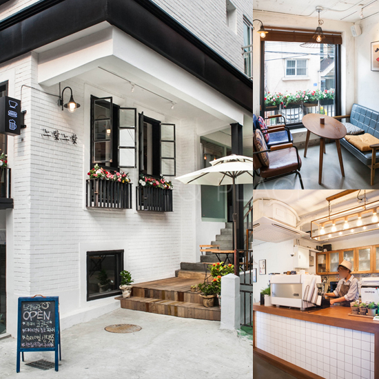 首尔弘大 10 坪小空间打造独具特色的咖啡馆-1