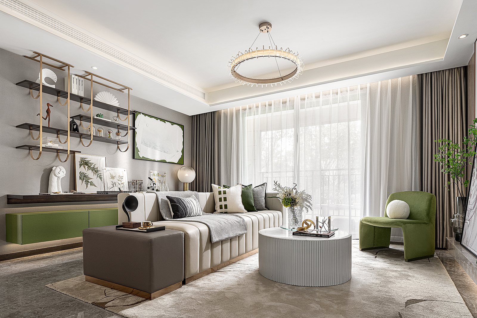 郑州探秘自然主题的住宅样板间丨中国郑州丨UMA 伍玛设计-14