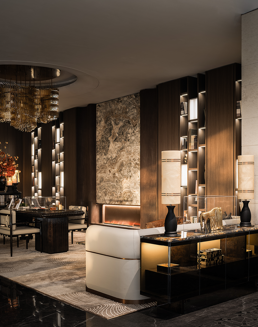 中海·丽金府会所丨中国北京丨硬装壹方设计,软装北京山禾金缘艺术设计股份有限公司-110