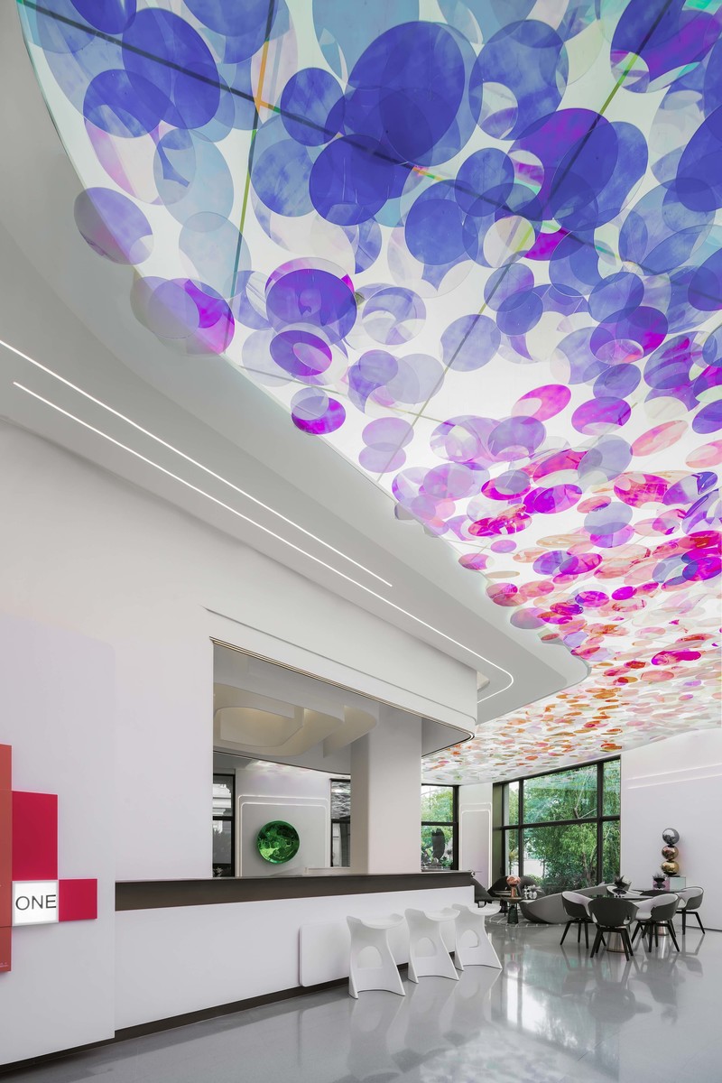 上海中海长宁第售楼处——炫彩烟花美学空间-41