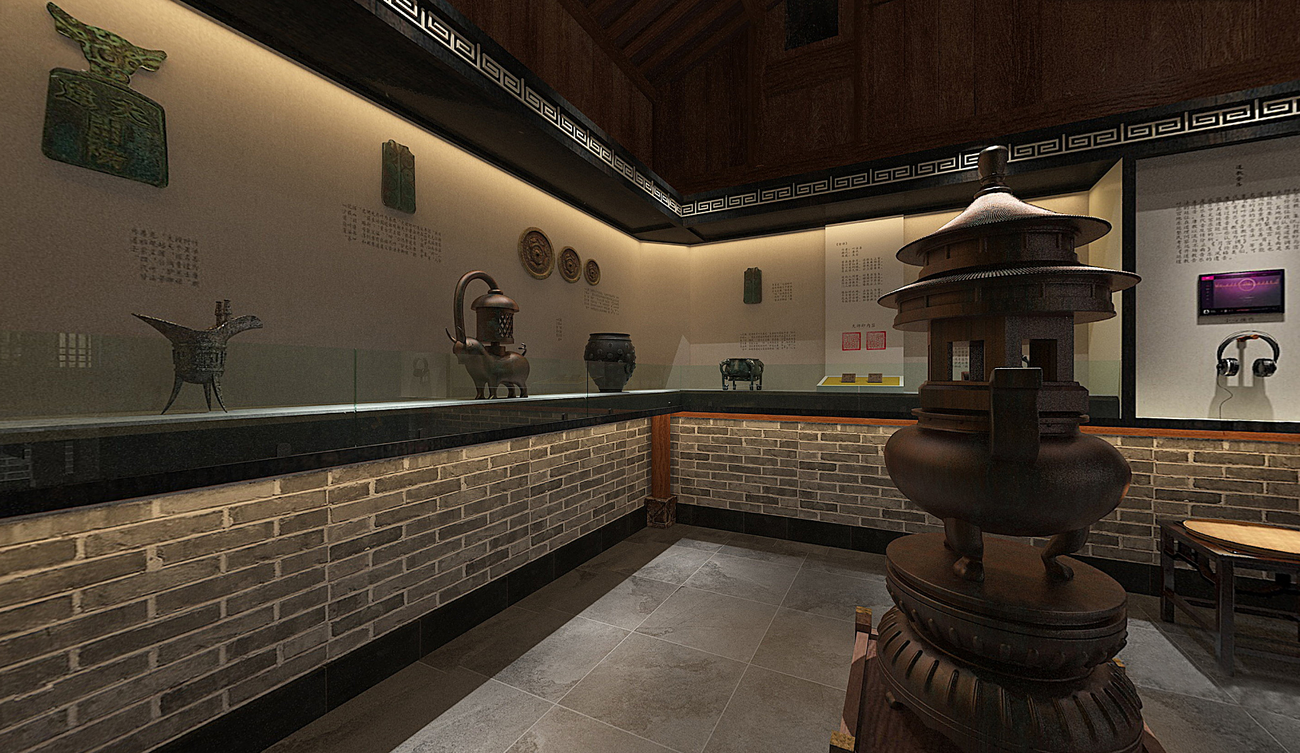 《王安石书堂》,《叶真人馆》文化空间还原及展示设计-24