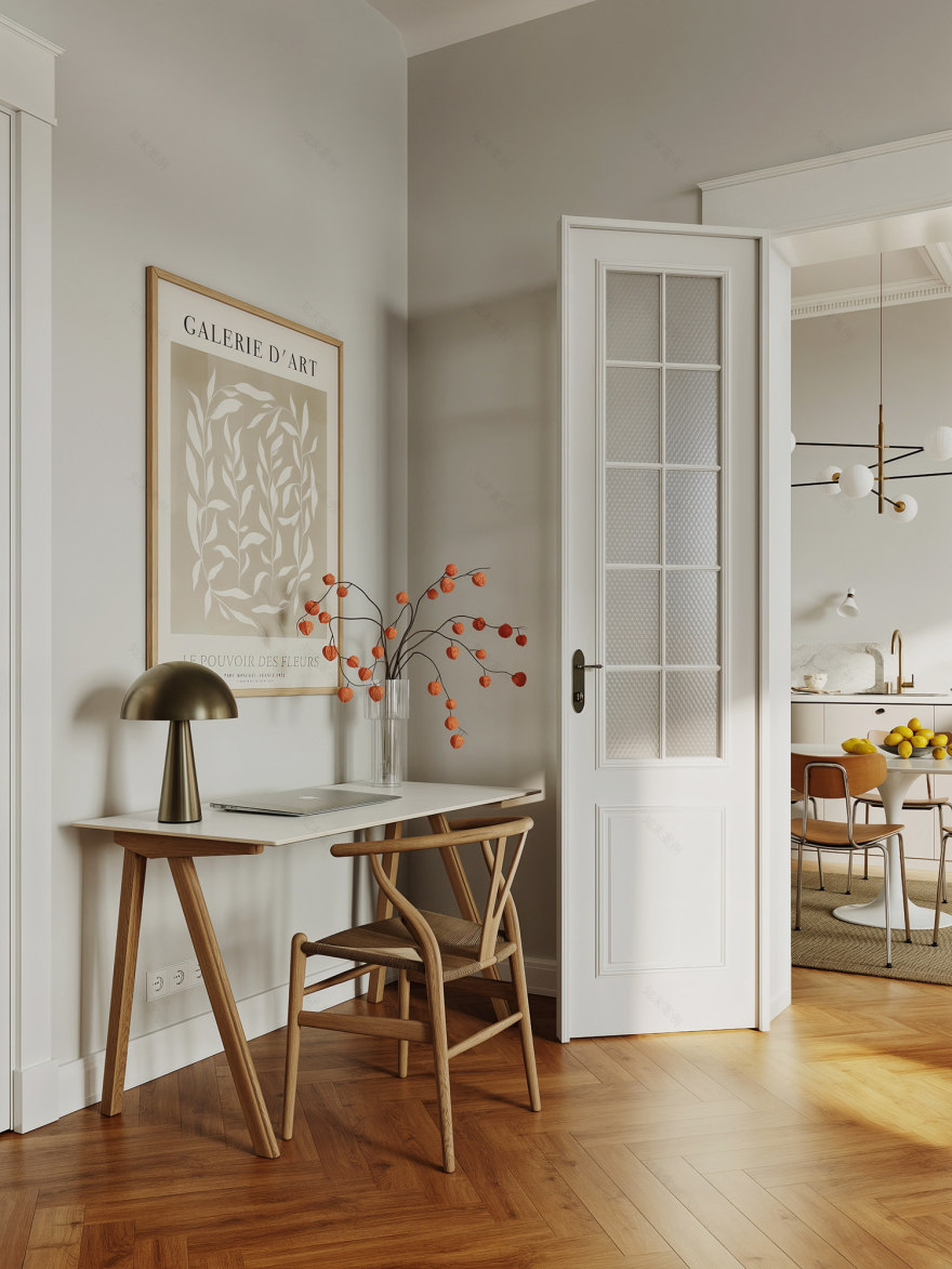 柏林公寓可视化设计(II 版本)丨德国柏林丨Mosolova Valeria-10