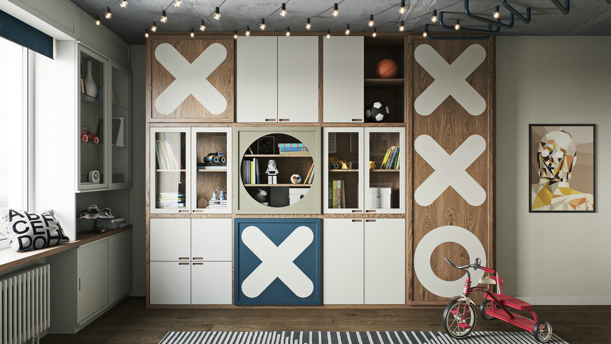 97㎡混搭 风色彩丰富，布局大胆-17