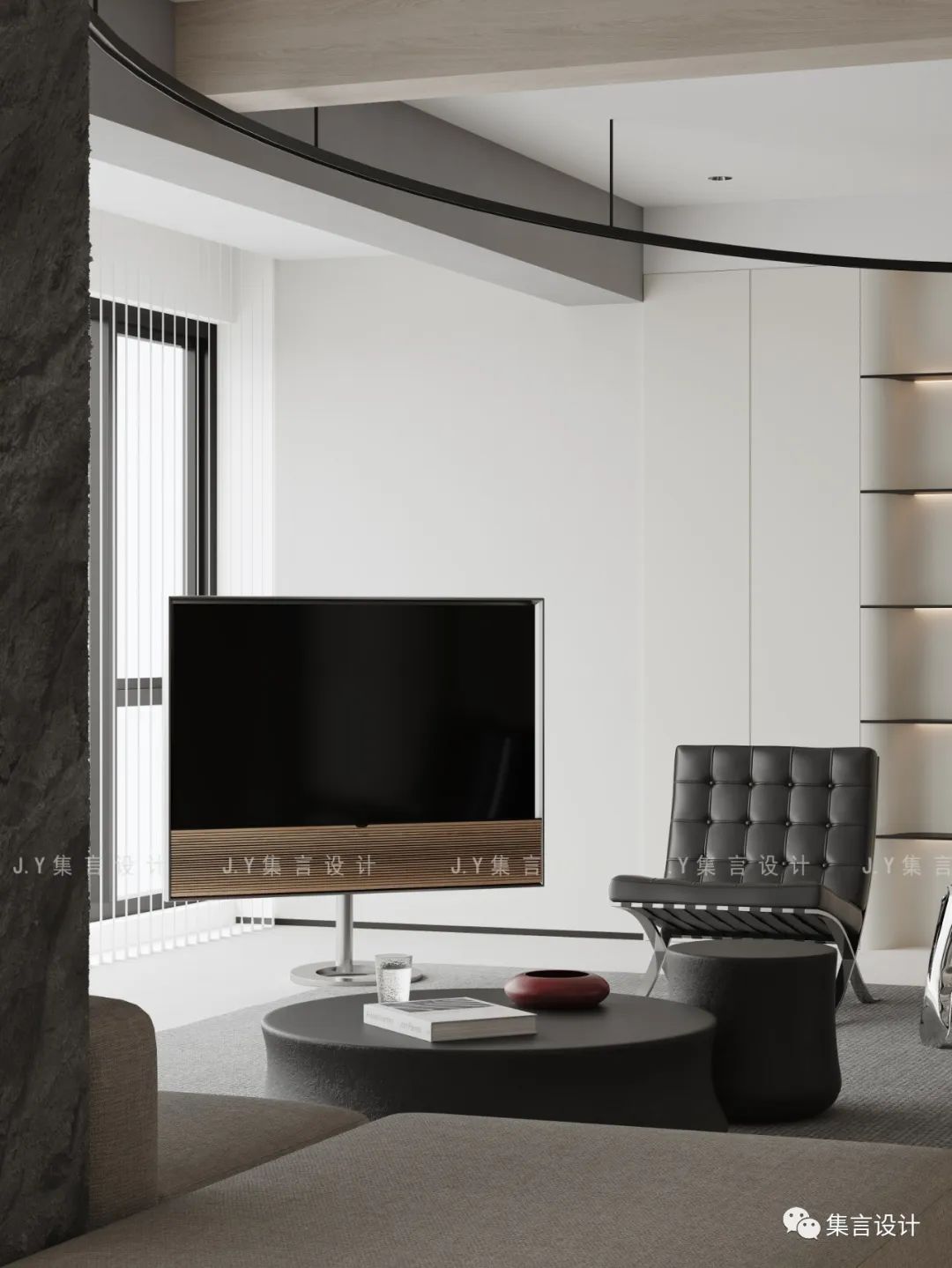 极简之美 · 把美术馆搬回家丨J·Y 设计-11