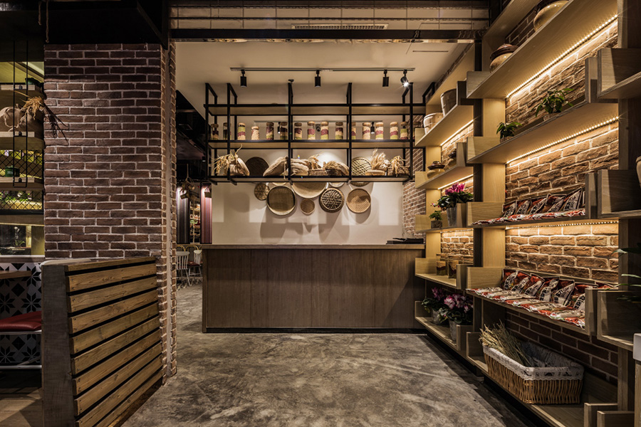 贵阳鸿通城“都市新大新”豆米火锅店 | 现代农家风的空间诗篇-17