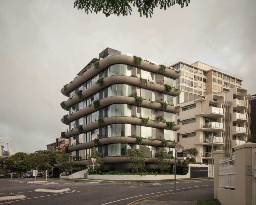 Maison 精品住宅楼丨澳大利亚布里斯班丨Joe Adsett Architects-4