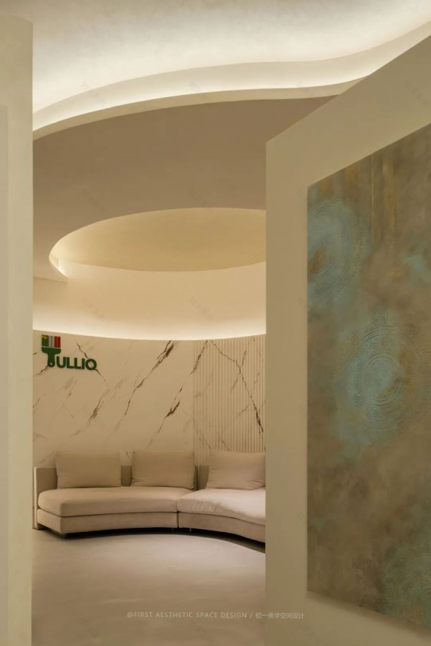 TULLIO艺术涂料展厅设计丨初一美学空间设计-21