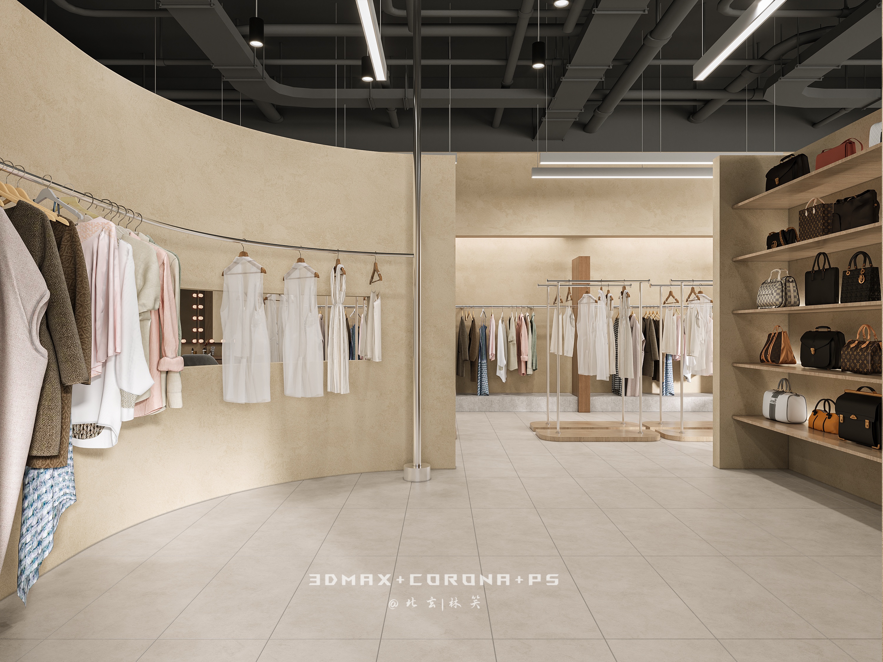 在时光回廊中漫步，品味女装店的艺术装修-3