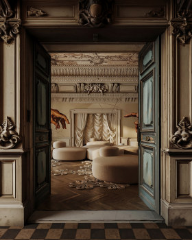 复古私人别墅丨埃及开罗丨Mohamed Abead