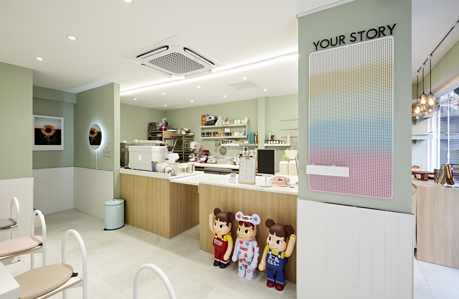 简约 10 坪甜品店设计 明亮照明点亮空间-11