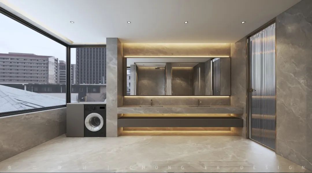 新泰铭流府邸别墅设计丨虫二设计-95