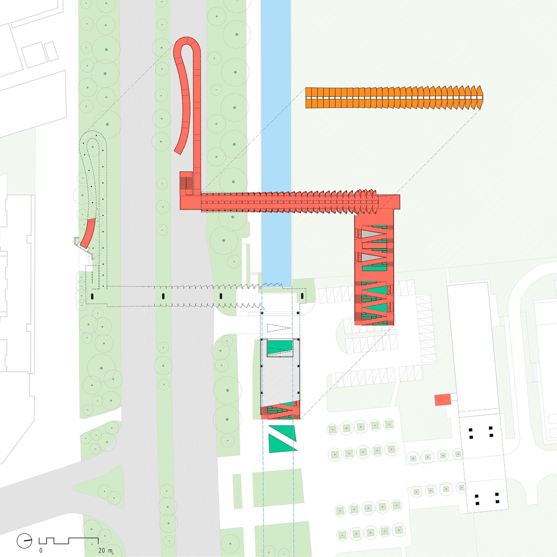 长安实验小学校园人行天桥丨中国东莞丨筑道建筑设计工作室-47