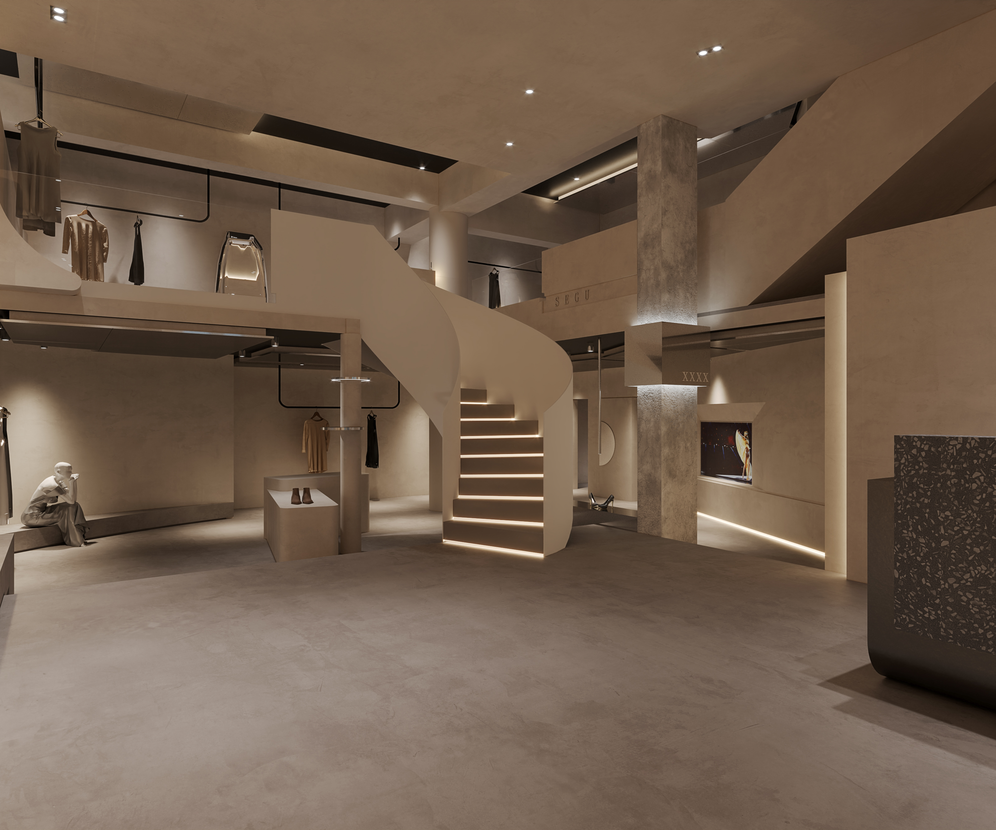 涩谷女装店设计丨唯·设计-10