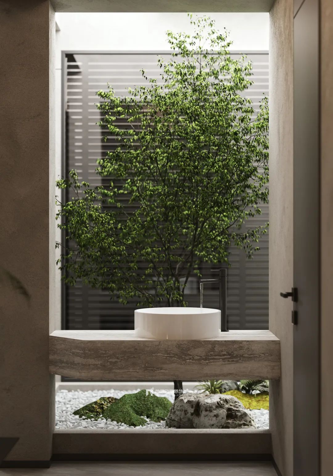 尚层作品丨350㎡侘寂风，野性的质朴居所-28