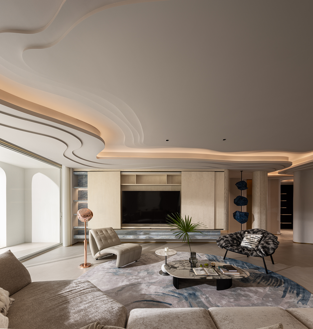 杭州1000㎡现代别墅,冰海之境丨中国杭州-53