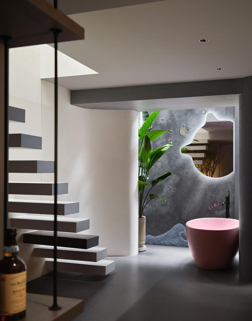 90后e人的地下复式住宅设计丨中国上海-51