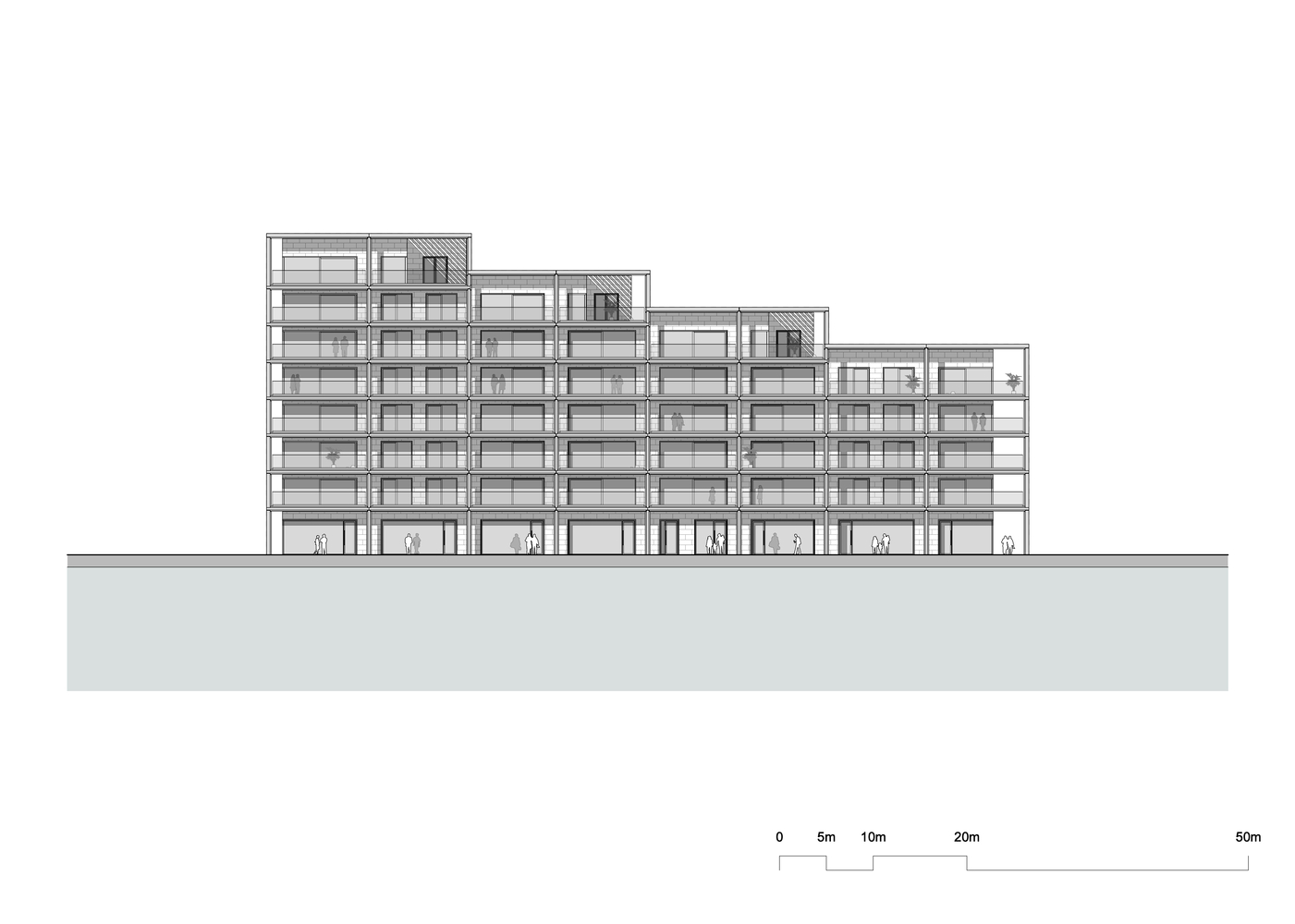 Waterzicht Apartments | 比利时十八世纪公园旁的现代住宅建筑-55