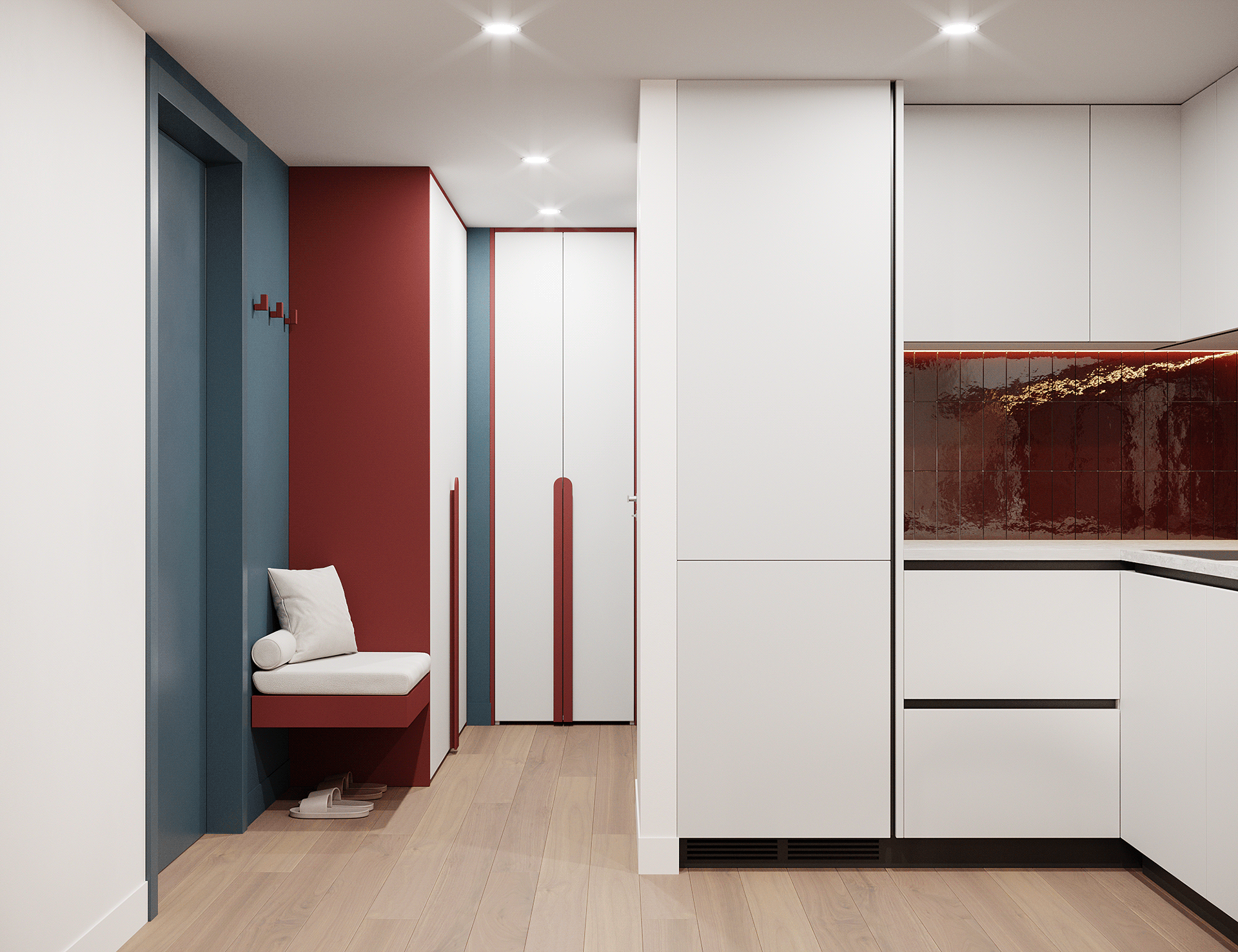 Calm Geometry公寓室内设计-11