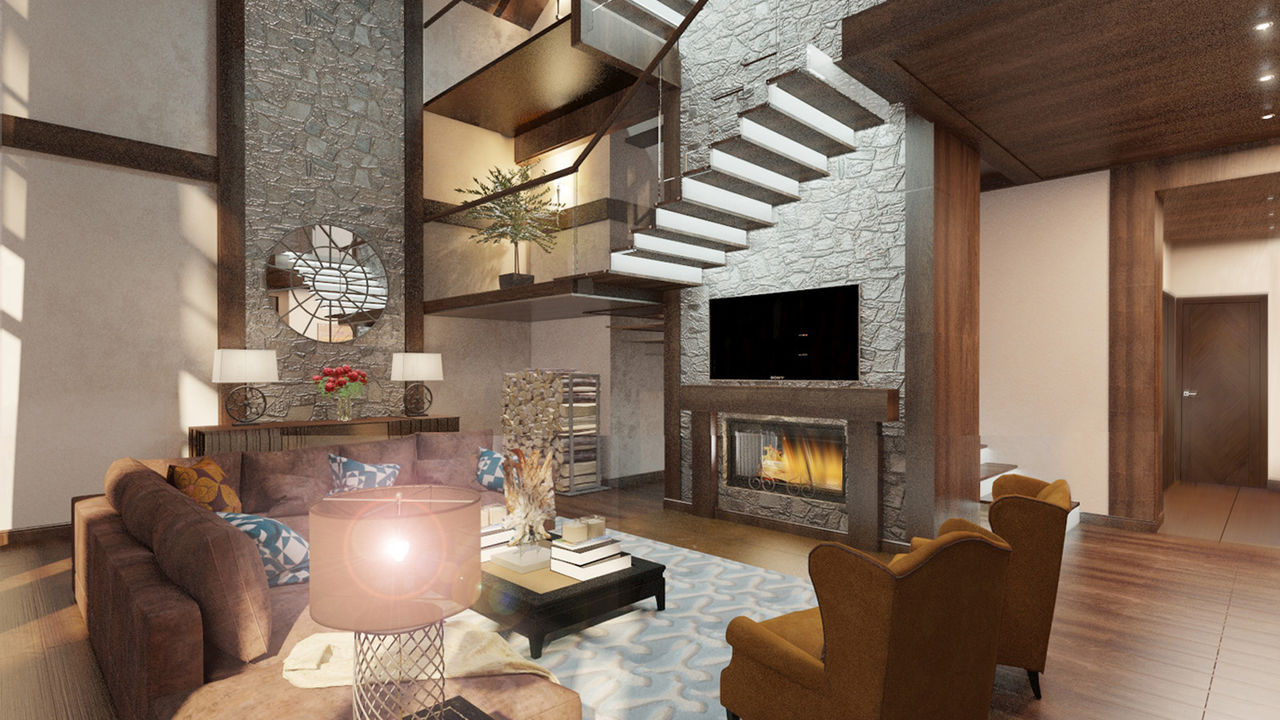 570㎡斯堪的纳维亚与北俄风格项目丨ARXY工作室-15