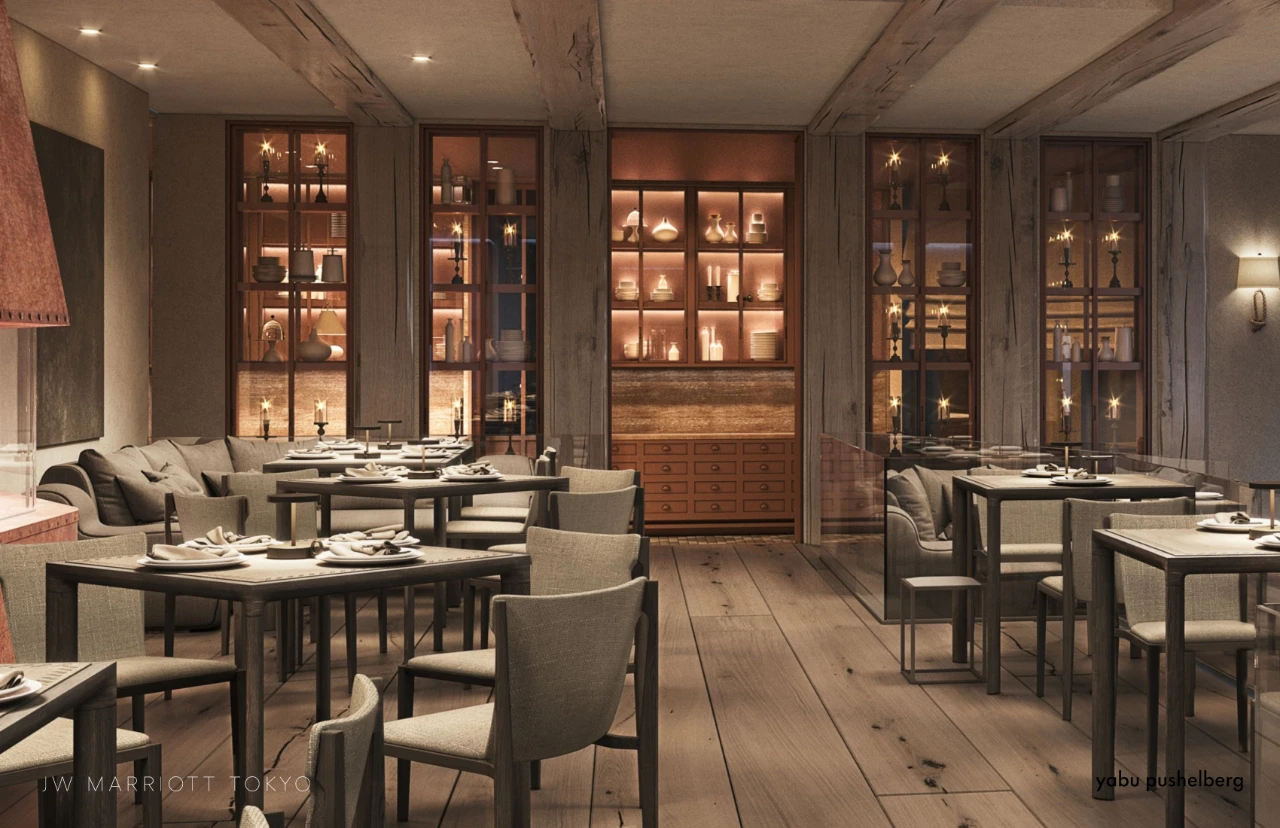 东京JW万豪酒店丨日本东京丨Yabu Pushelberg-23