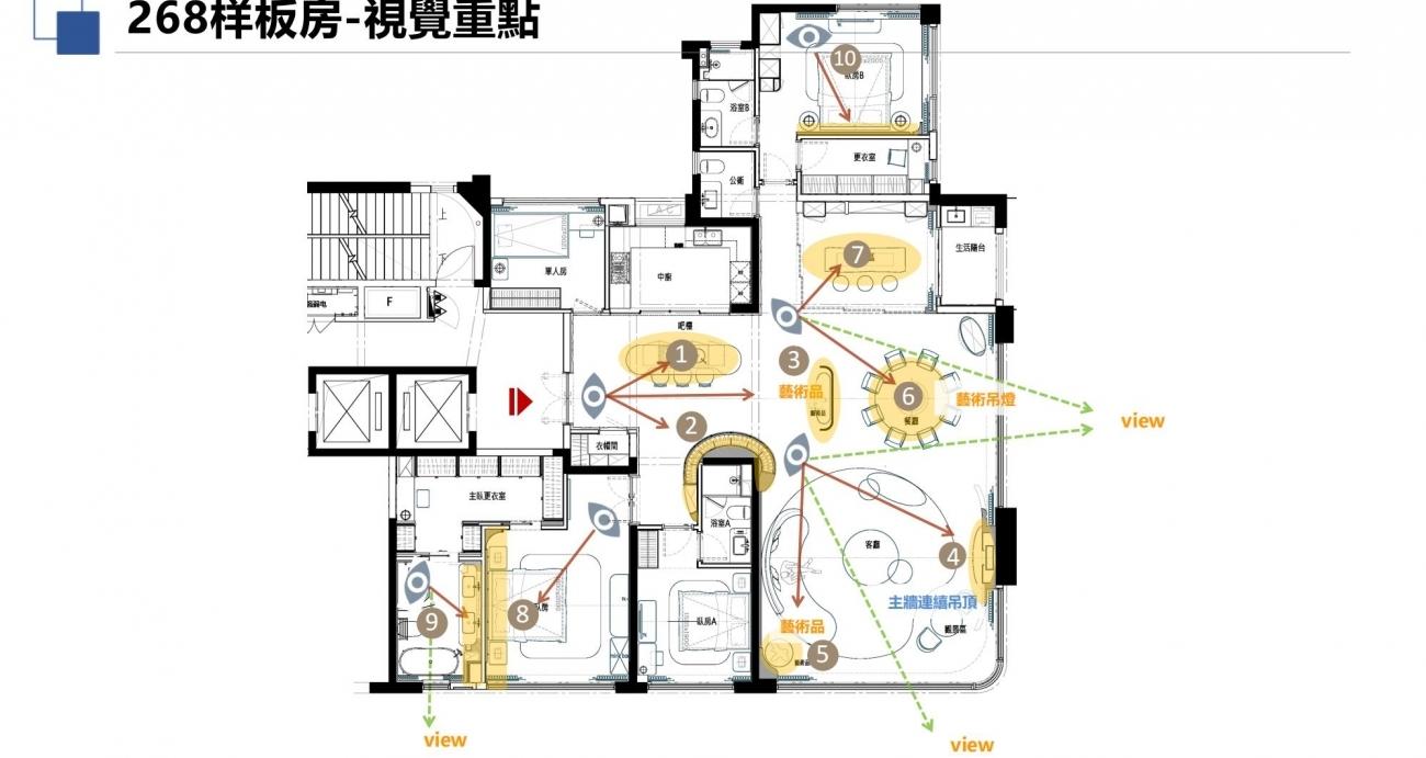 邱德光设计 | 莆田玉湖268㎡/139㎡样板房设计方案-9