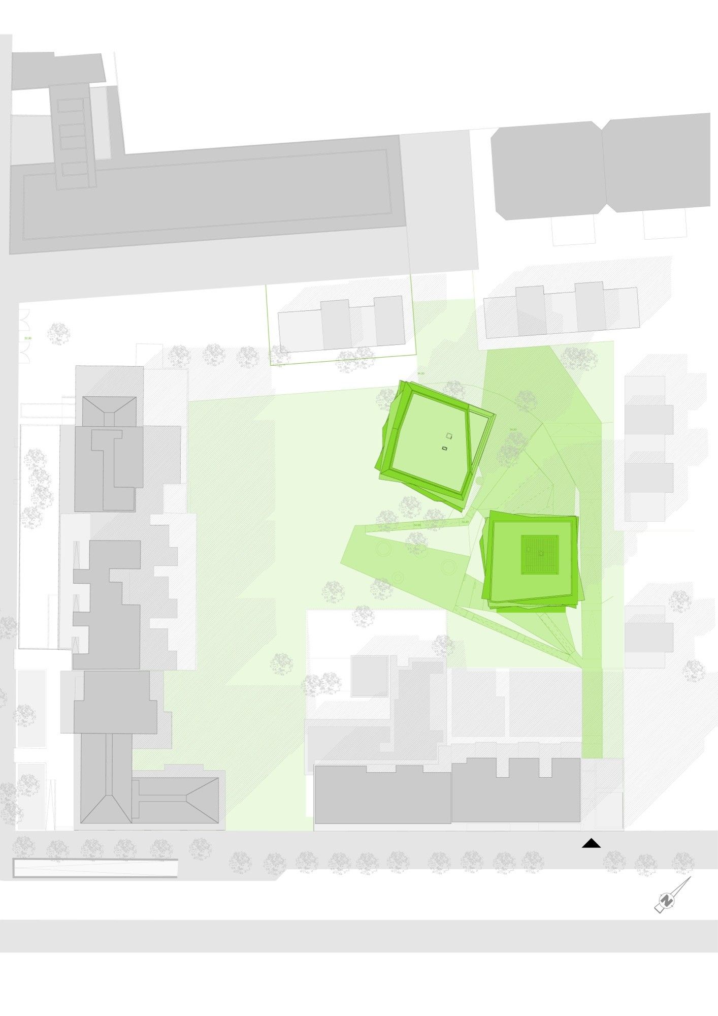 巴黎绿意盎然的新住宅概念-47