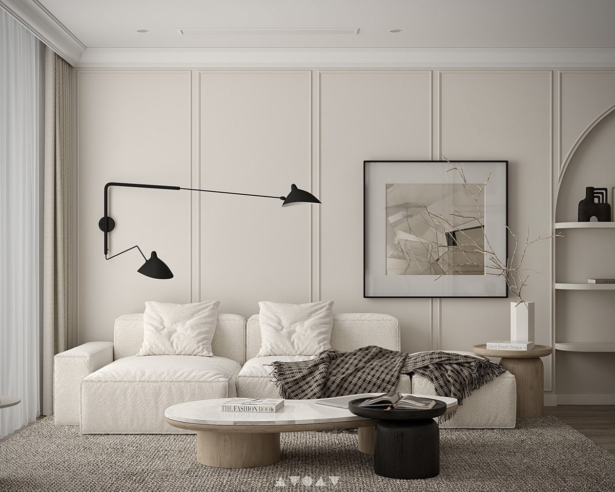 乳白色清新公寓，细腻而质朴-3