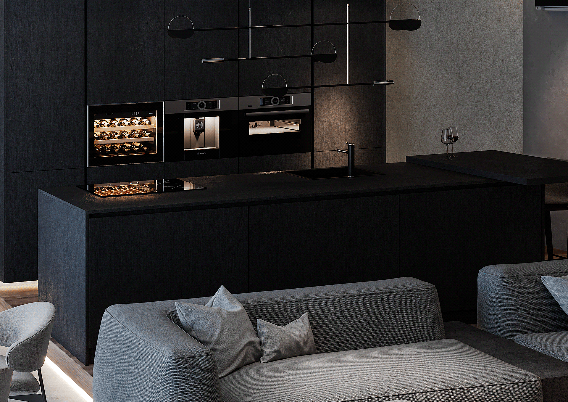 120平，现代简约 乌克兰公寓设计-5