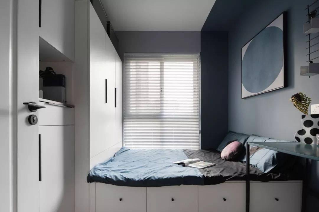 85㎡水电云立方套三双卫,绿色艺术空间的焕新设计-76