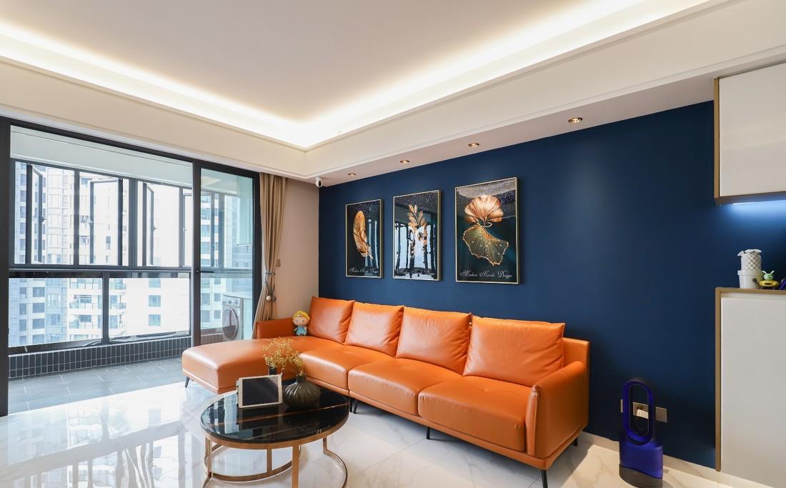 爆改传统 3 房,打造 41 平米大气客厅-24