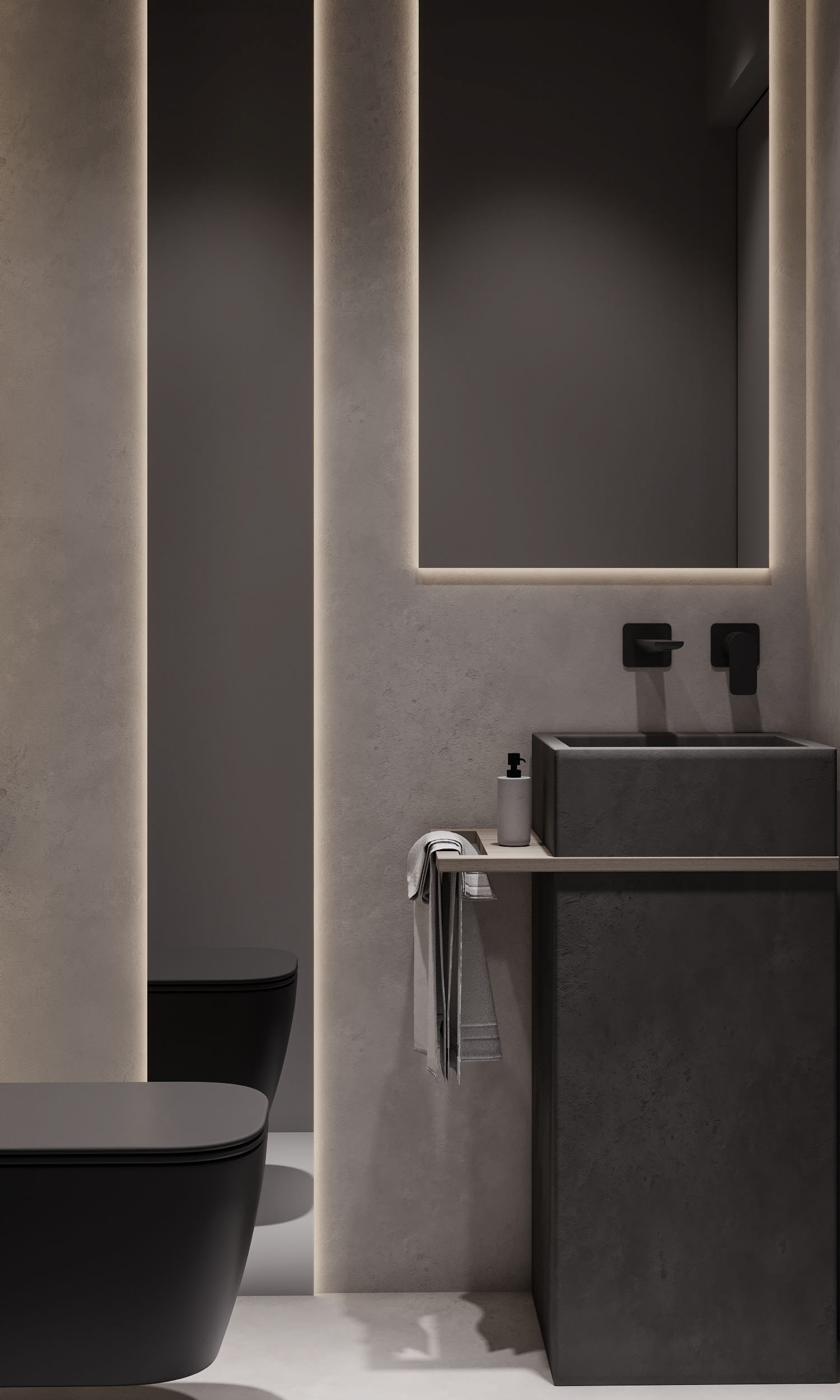 高级灰+绿色 打造出极致舒服的家-16