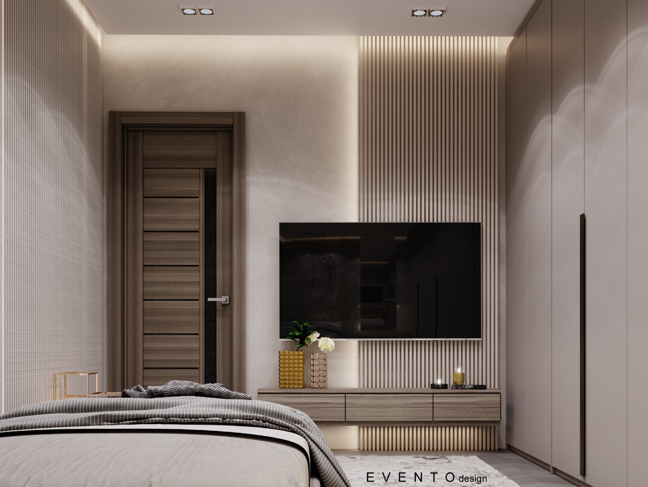 Simple modern bedroom-2