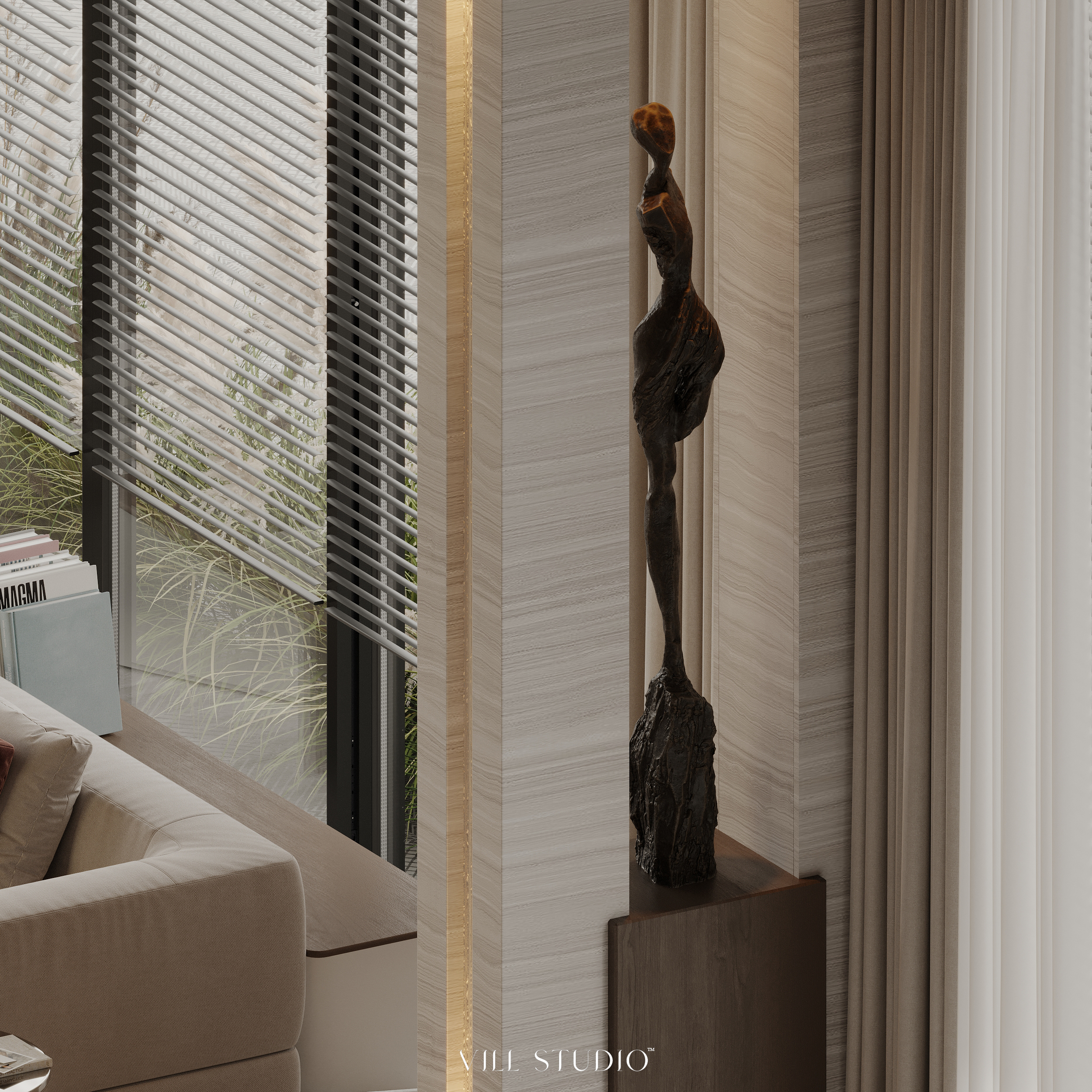 MODERN LUXURY BASEMENT INTERIOR | QATAR-18