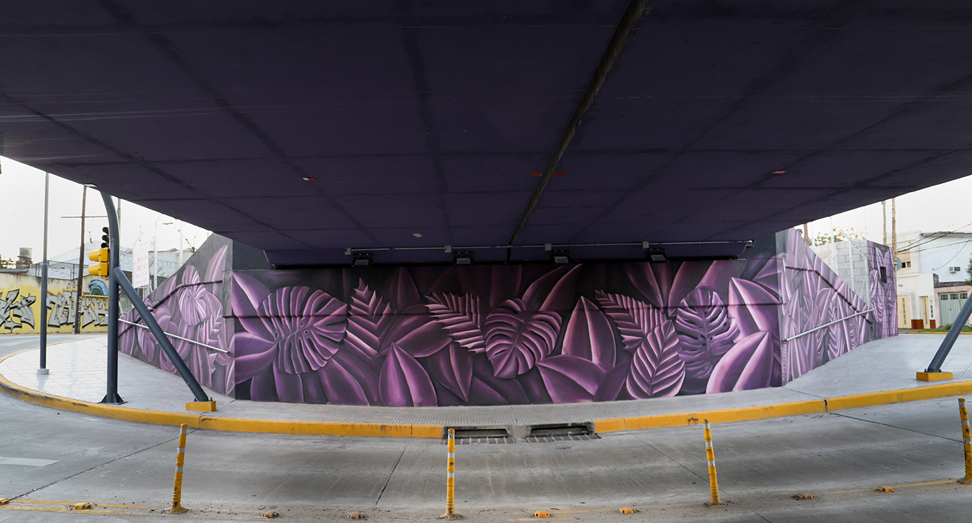 2019 年阿根廷布宜诺斯艾利斯城市艺术隧道干预-0