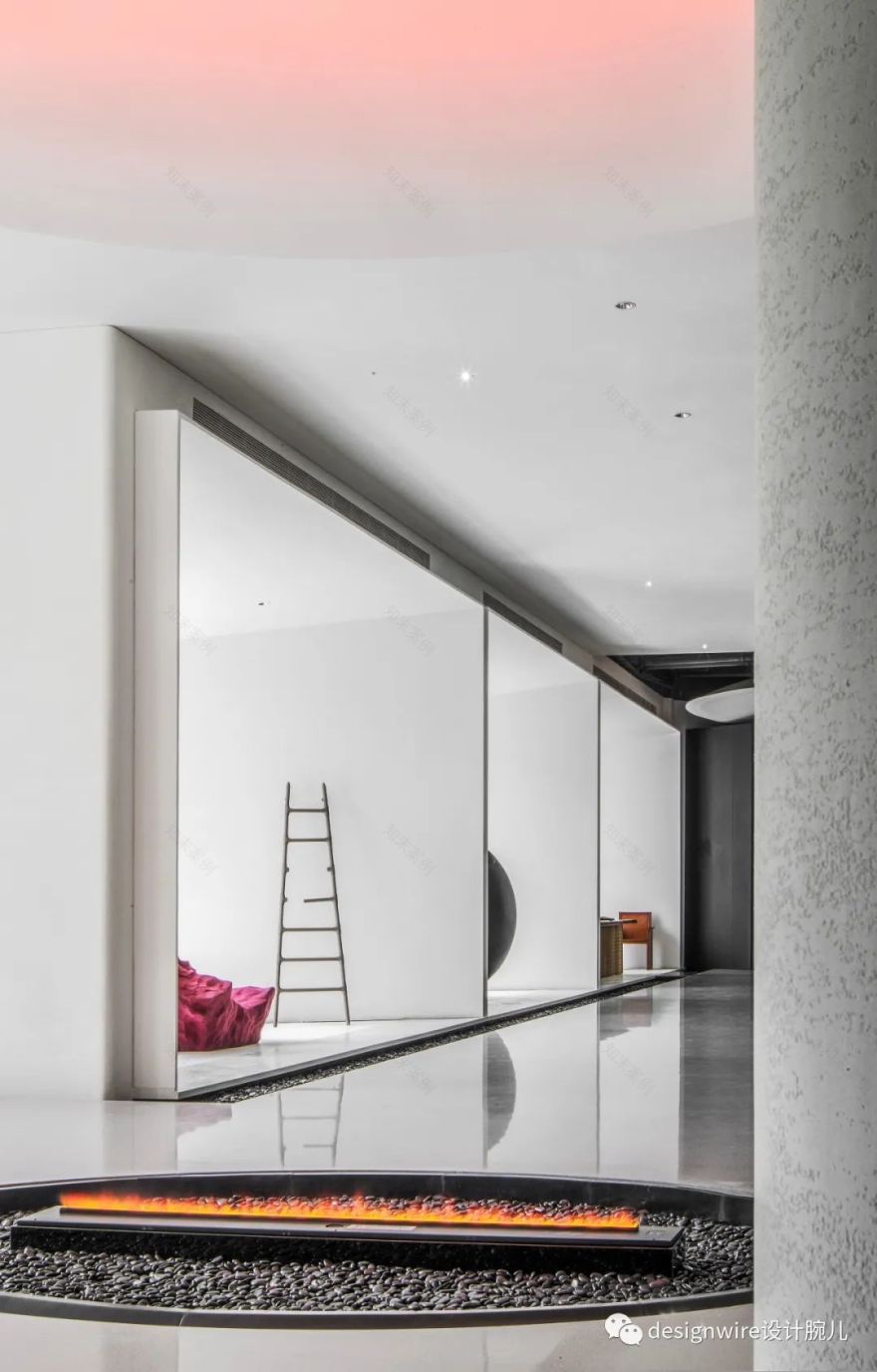 孟也新作 | “听”艺术馆,融创三亚新闻中心售楼处设计-2