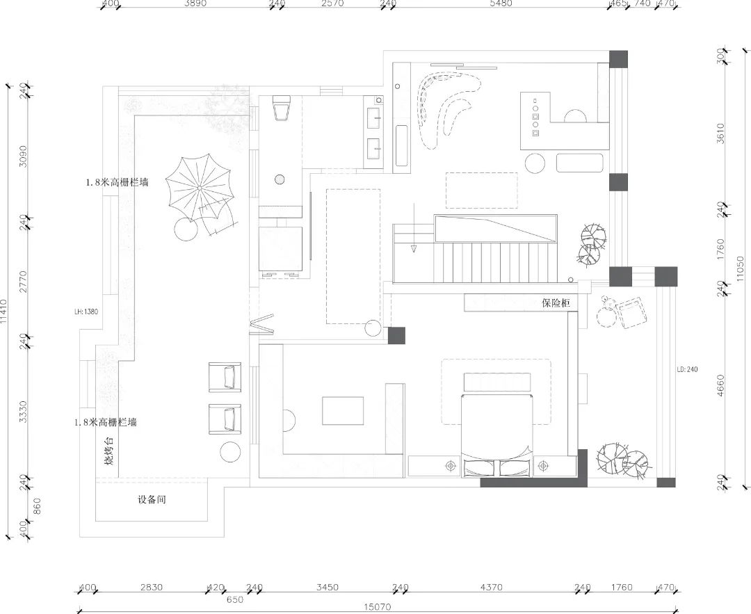 凤凰林溪郡侘寂风别墅丨黄旭-9