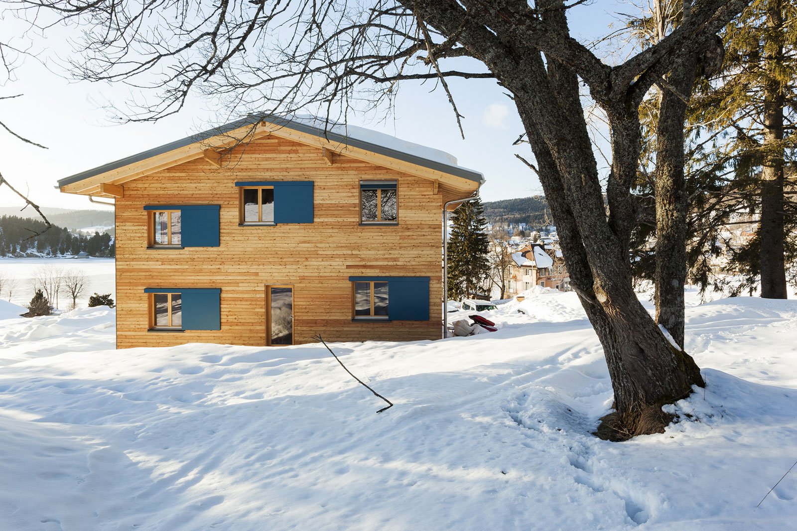 瑞士山区坡地生态别墅项目丨瑞士汝拉丨Kunik de Morsier工作室-9