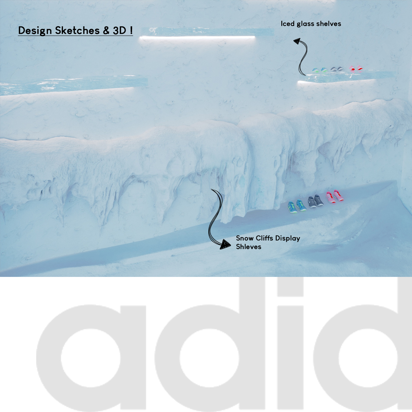 Adidas Sustainable Shoes Branch Interior Design-14