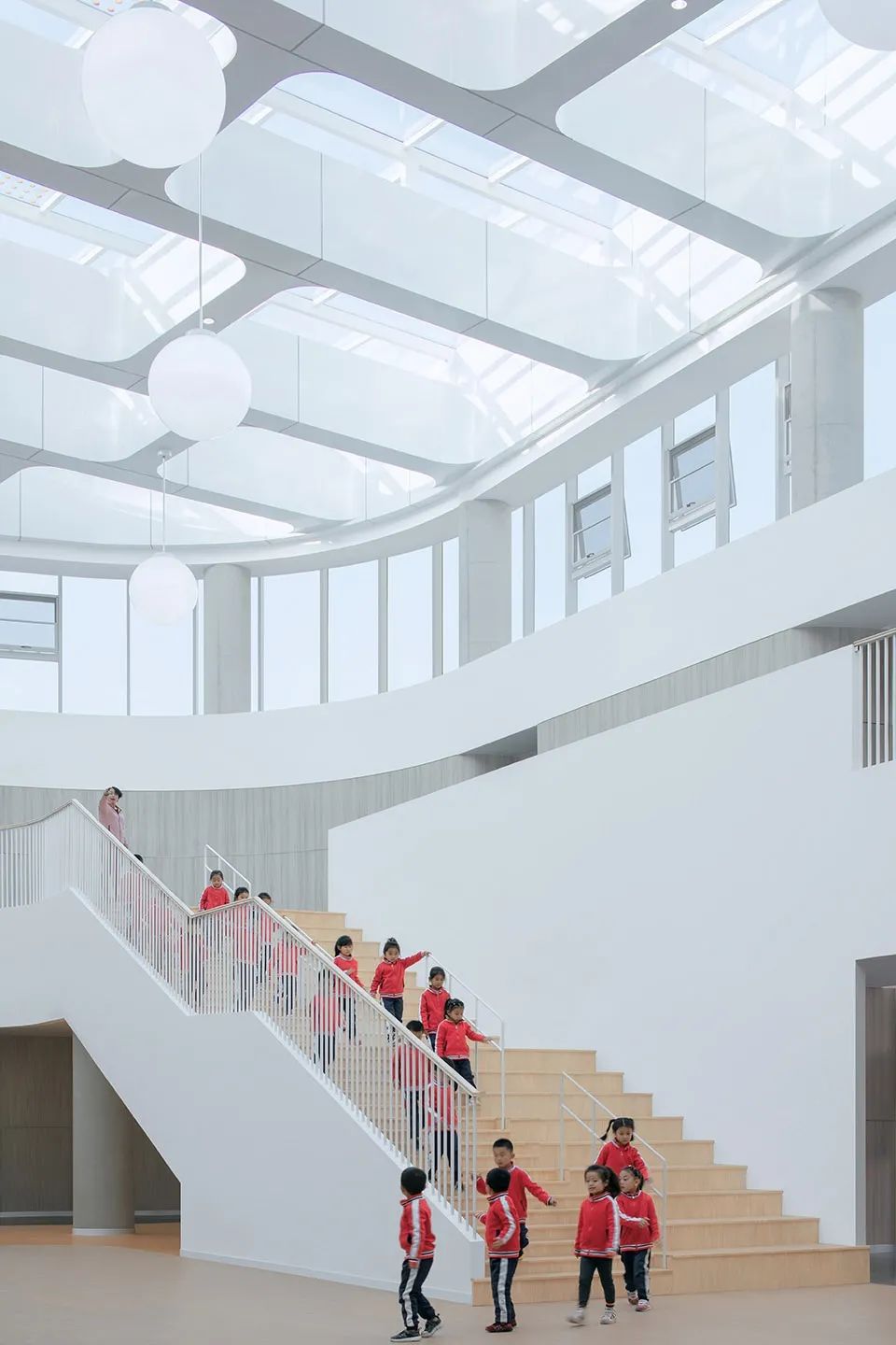 黄陵县新区幼儿园 | 自然开放的空间设计-58