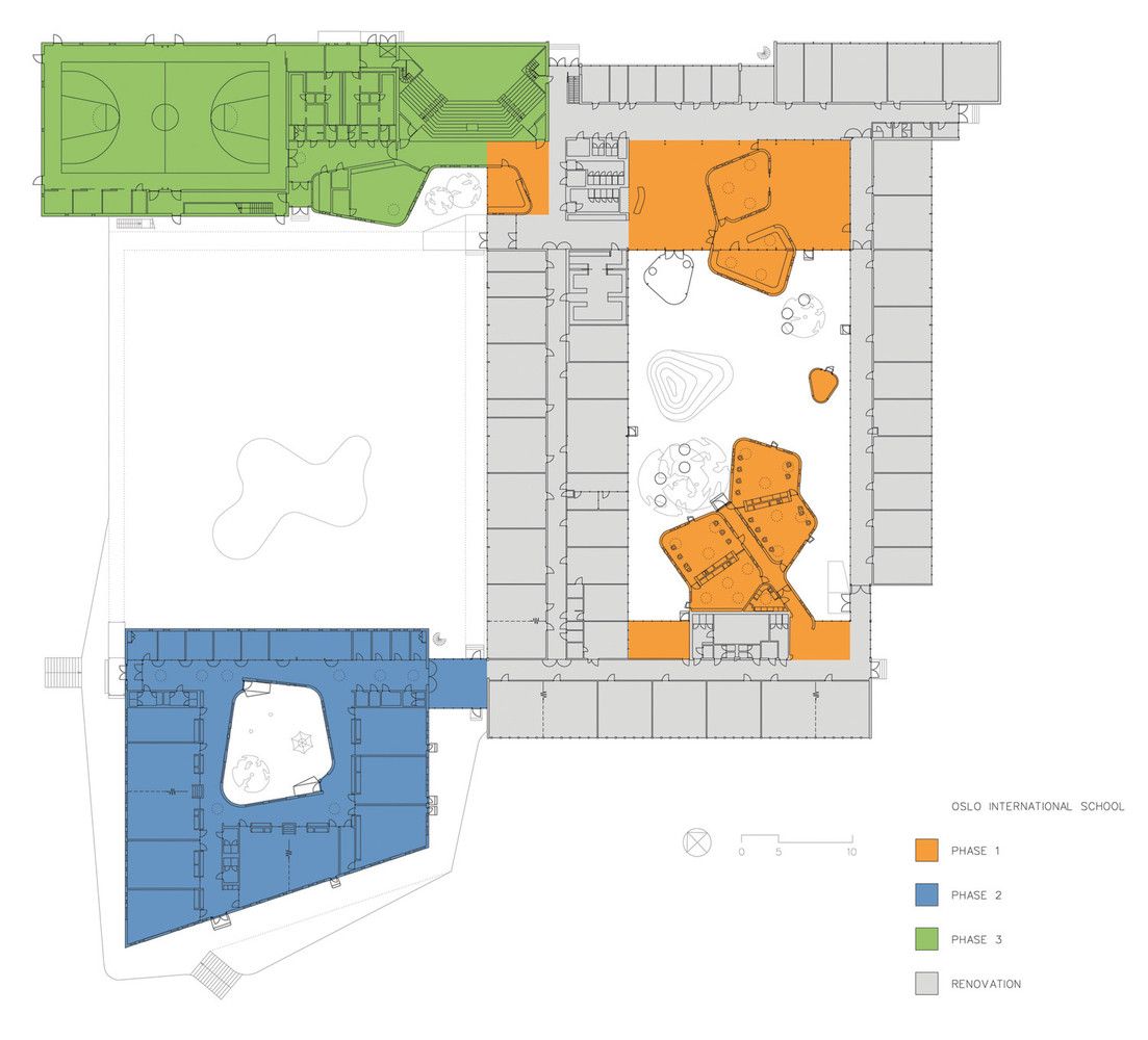 奥斯陆国际学校 | JVA | 有机形态建筑空间-46
