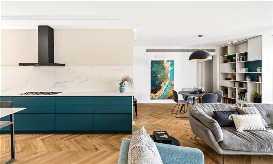 上班族居家办公之中心住宅翻新与装修丨以色列丨沙龙建筑设计事务所(推测“מותג הלל אדריכלות”)-20