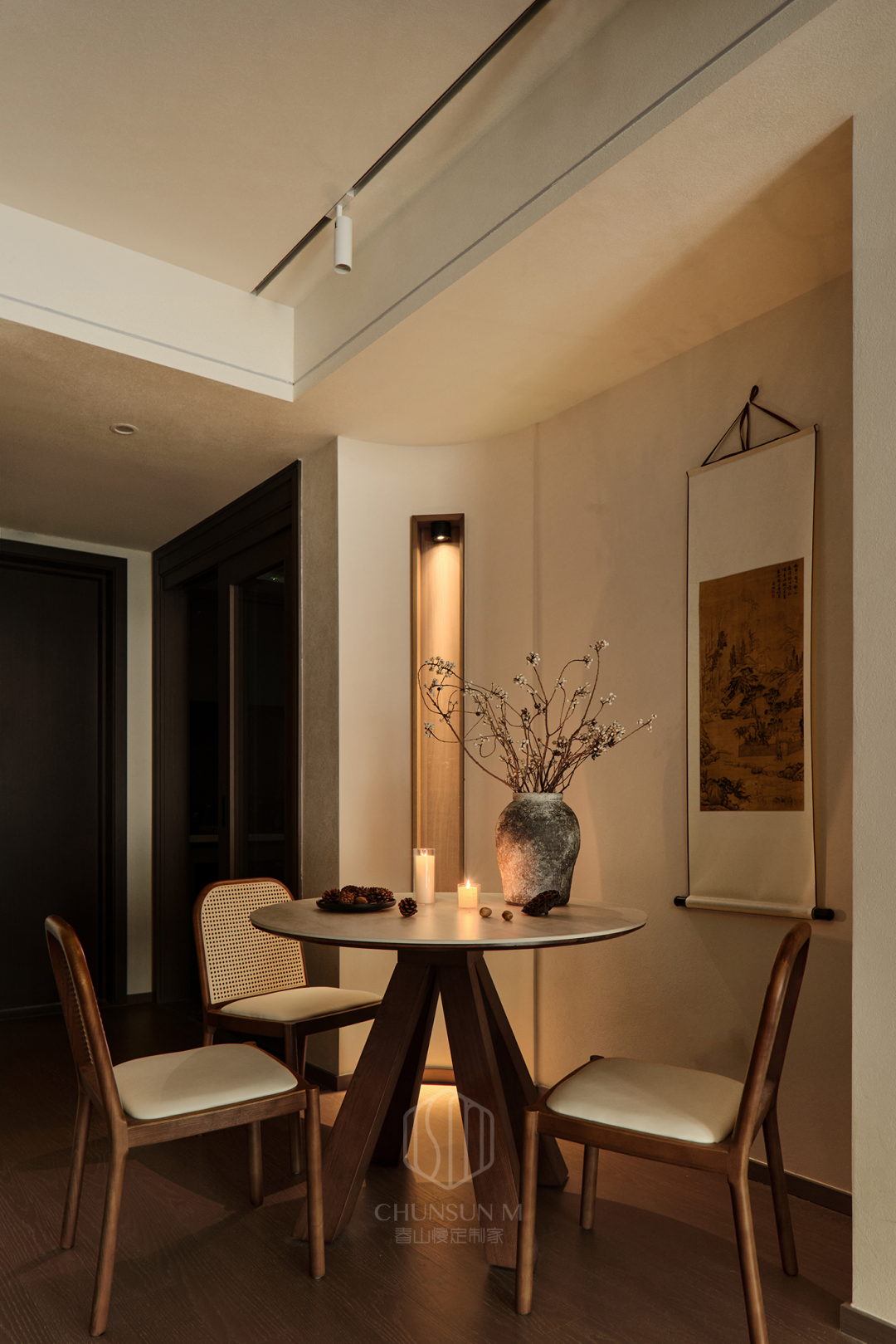 玄武映园186㎡|侘寂中古，将生活的烟火气凝练为空间诗学！-20