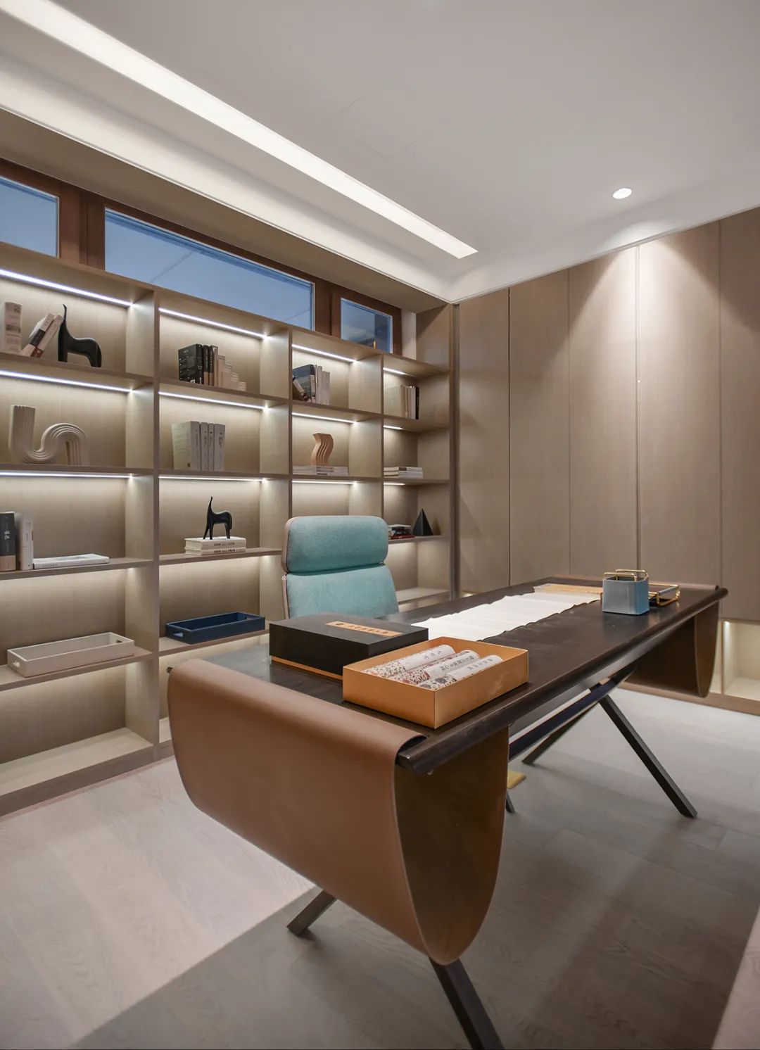 繁世中的宁静归所 | 北京亿城燕西华府 650㎡自然隐奢别墅设计-47