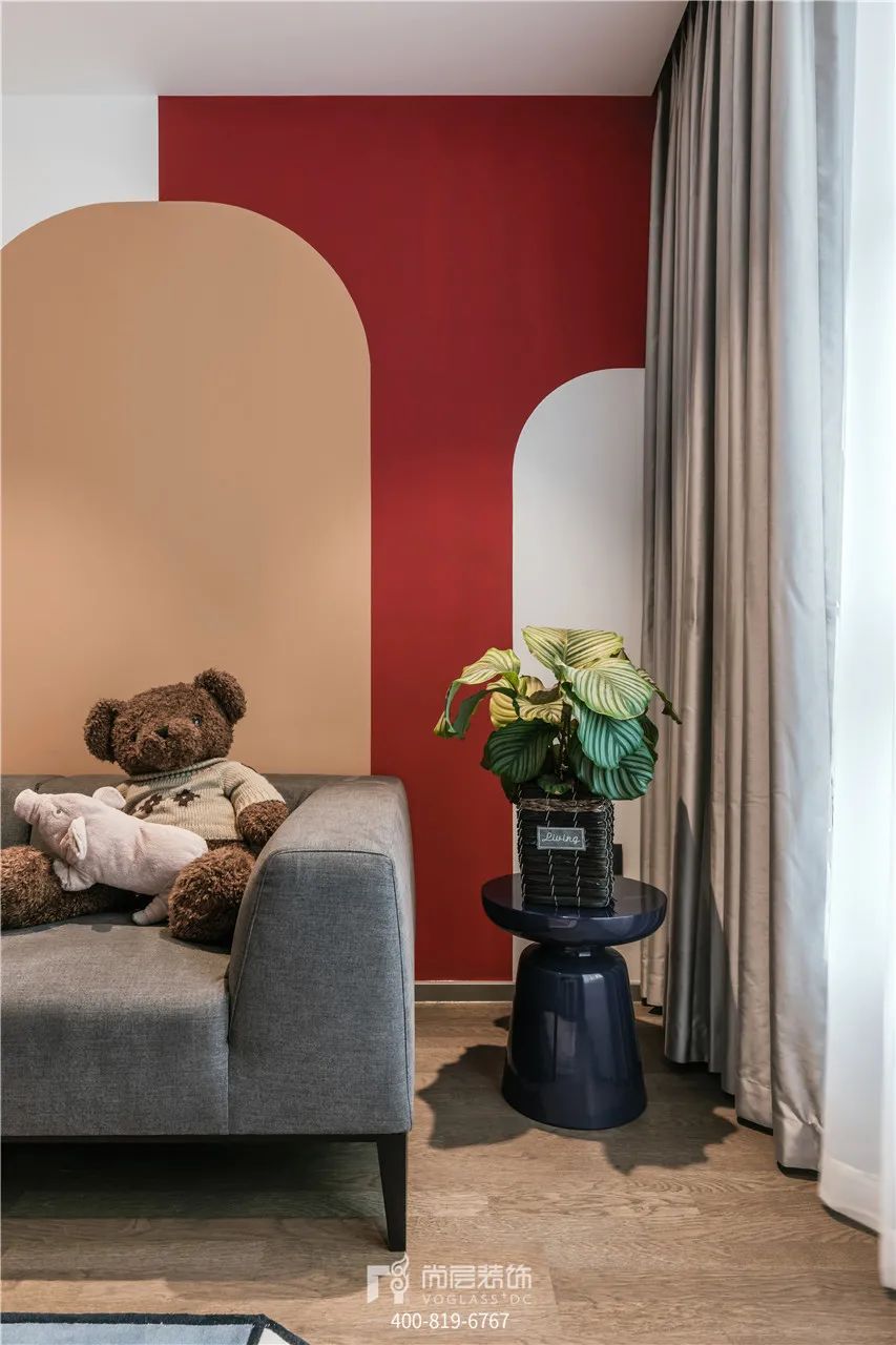 90后夫妻320㎡的新家，客餐厅直接通往后花园，还有健身区和茶室...-63