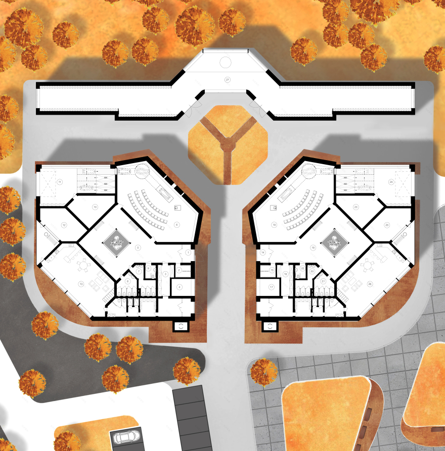 火葬场建筑设计丨乌克兰利沃夫丨Anastasiia Dereshivska-34