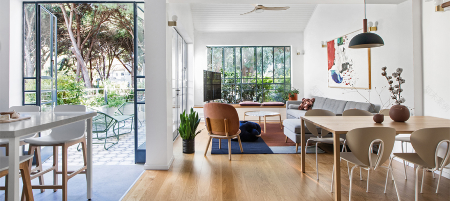 拉马特阿维夫老复式改现代住宅丨Studio Details-0