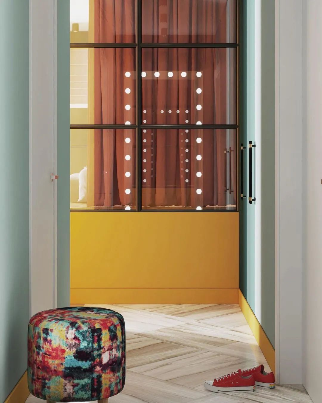 43㎡浪漫色彩小宅丨Ivanova-24